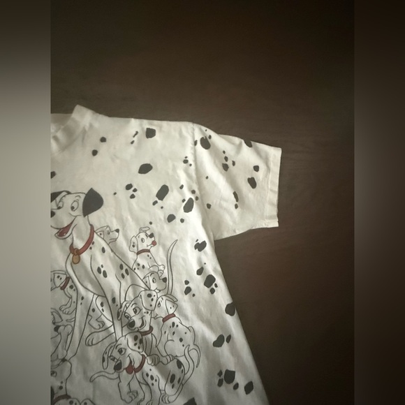 Vintage 1990s 101 Dalmatians All Over Print T-shirt Movie Single Stitch Disney - Picture 4 of 15